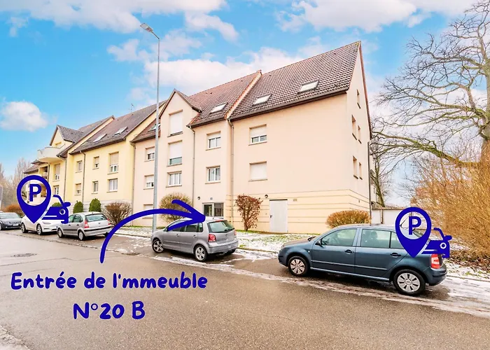 Apartment Bleu Boheme - 2 Chambres, Terrasse, Wifi Fibre - Hagenau