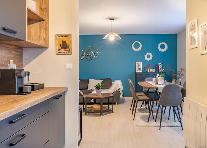 Apartment Bleu Boheme - 2 Chambres, Terrasse, Wifi Fibre - *